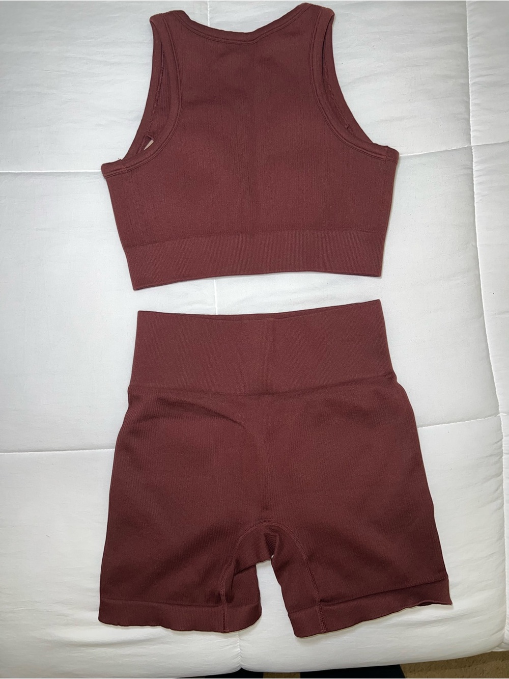 Seamless Ribbed workout set - Picture 2 of 4